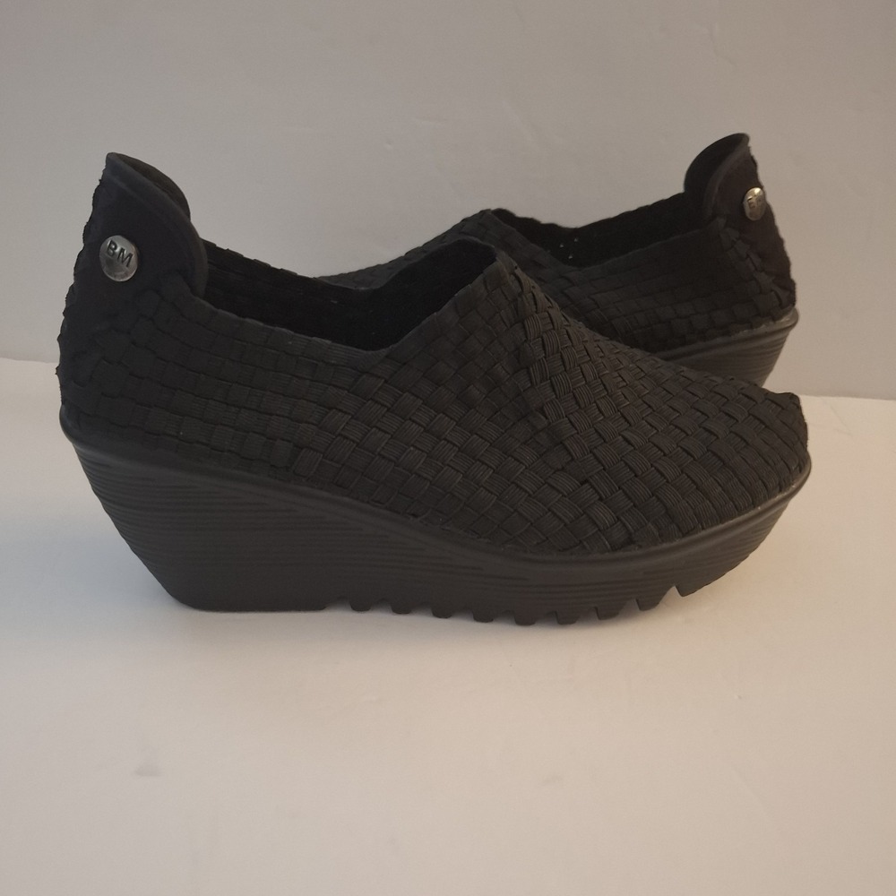 Bernie Mev Venti Gem Womens Black Vegan Shoes Sz 38 Us 7 See Pic 8